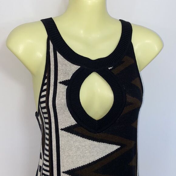 Diane Von Furstenberg Dress Cashmere Cotton Navajo Print NWT Sz Small - Picture 2 of 10